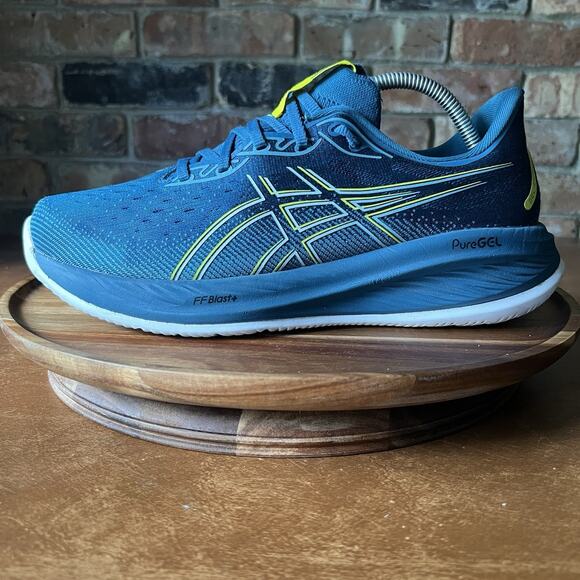 Asics Gel-Cumulus 26 Mens 9.5 Blue Cushion Road Running Shoes Sneakers